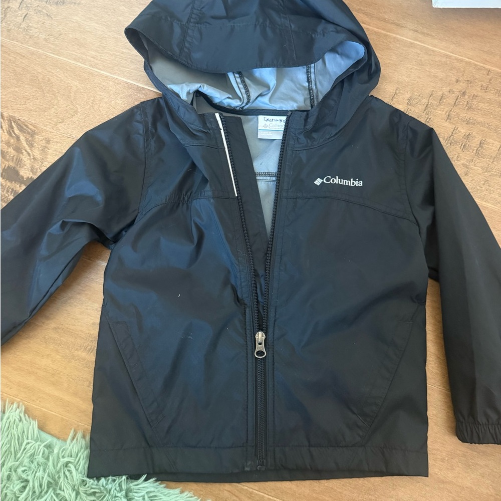 Columbia 4T Kids Black Raincoat